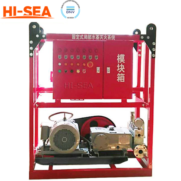Fixed Mid-high Pressure Water-based Local Fire Fighting System